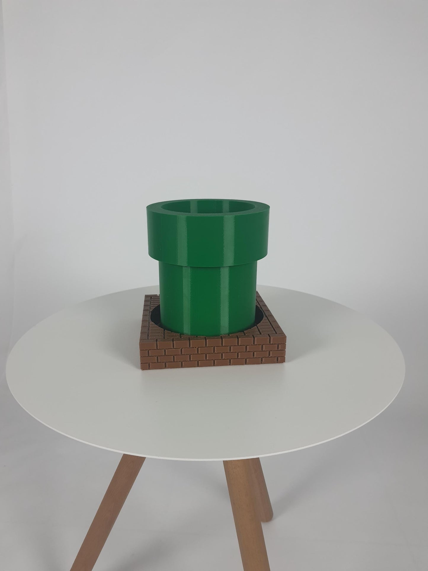 Tasarım Orta Boy S.Mario Temalı Boru Saksı – Dekoratif Fan Art Saksı