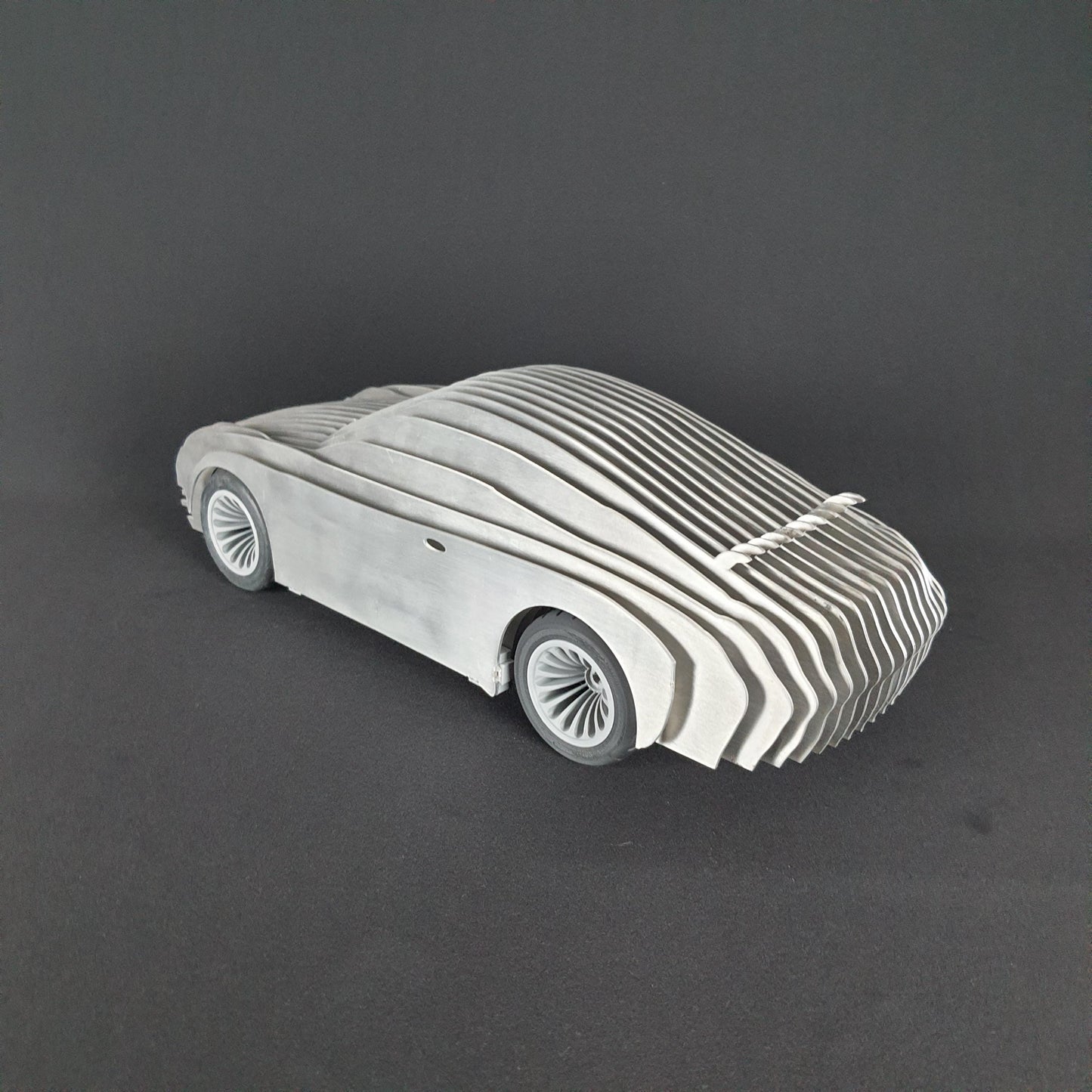 Porsche 911 Alüminyum Araba Heykeli–Metal Dekor, Koleksiyon Parçası–Ev/Ofis Dekoru–Masaüstü Dekor