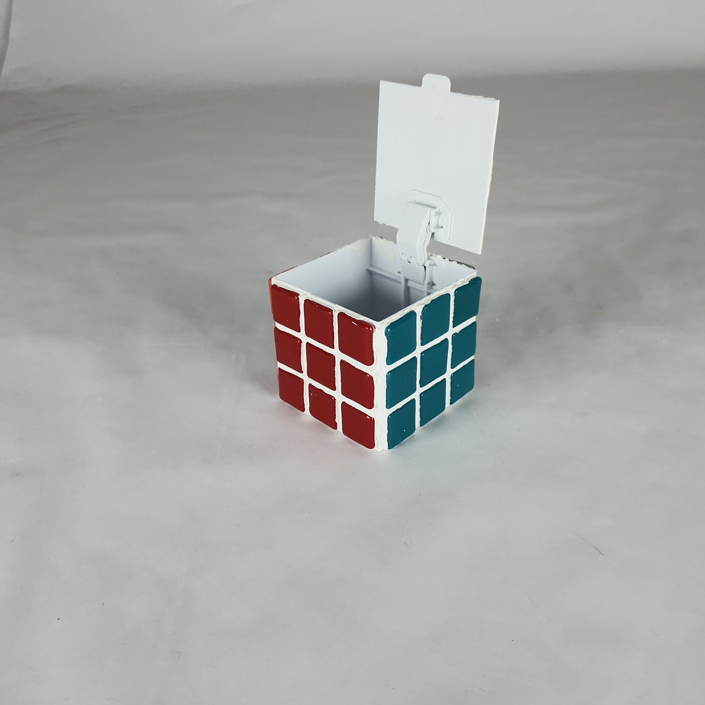 El Yapımı Mozaik Rubik Küp Kutusu – Mücevher & Hatıra Saklama