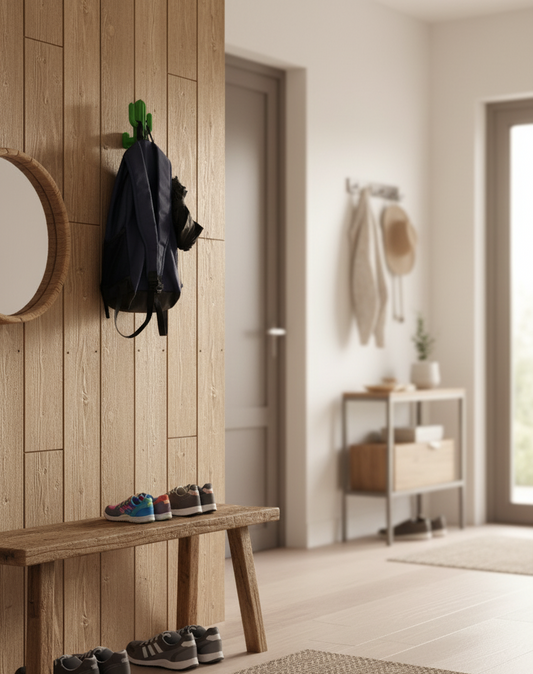 Kaktüs Duvar Askısı – Eğlenceli Tasarımlı Ceket / Çanta / Şemsiye / Anahtar / Gözlük askısı