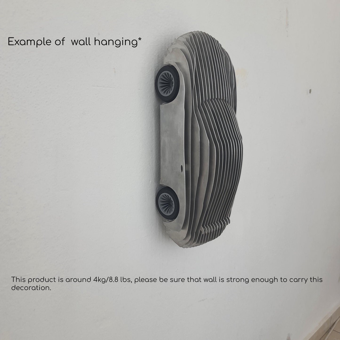 Porsche 911 Alüminyum Araba Heykeli–Metal Dekor, Koleksiyon Parçası–Ev/Ofis Dekoru–Masaüstü Dekor