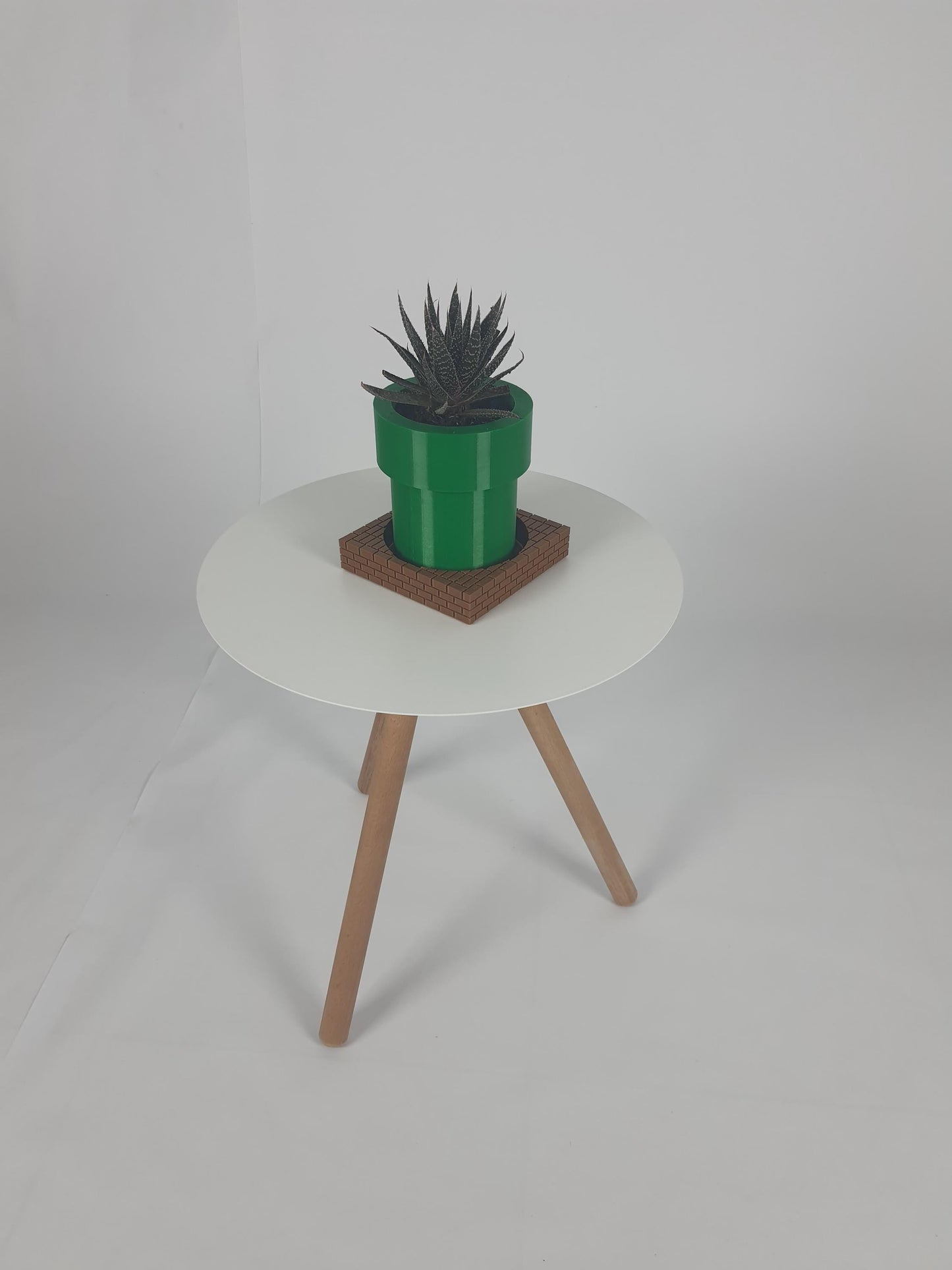 Tasarım Orta Boy S.Mario Temalı Boru Saksı – Dekoratif Fan Art Saksı