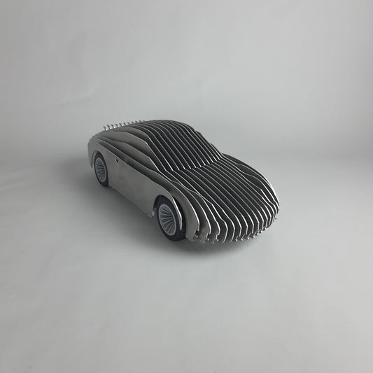 Porsche 911 Alüminyum Araba Heykeli–Metal Dekor, Koleksiyon Parçası–Ev/Ofis Dekoru–Masaüstü Dekor