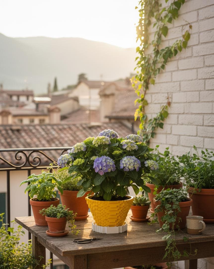 Pixel Art Saksı – 3D Baskı PLA Kaktüs & Sukulent Saksısı (Drenaj Tablalı)