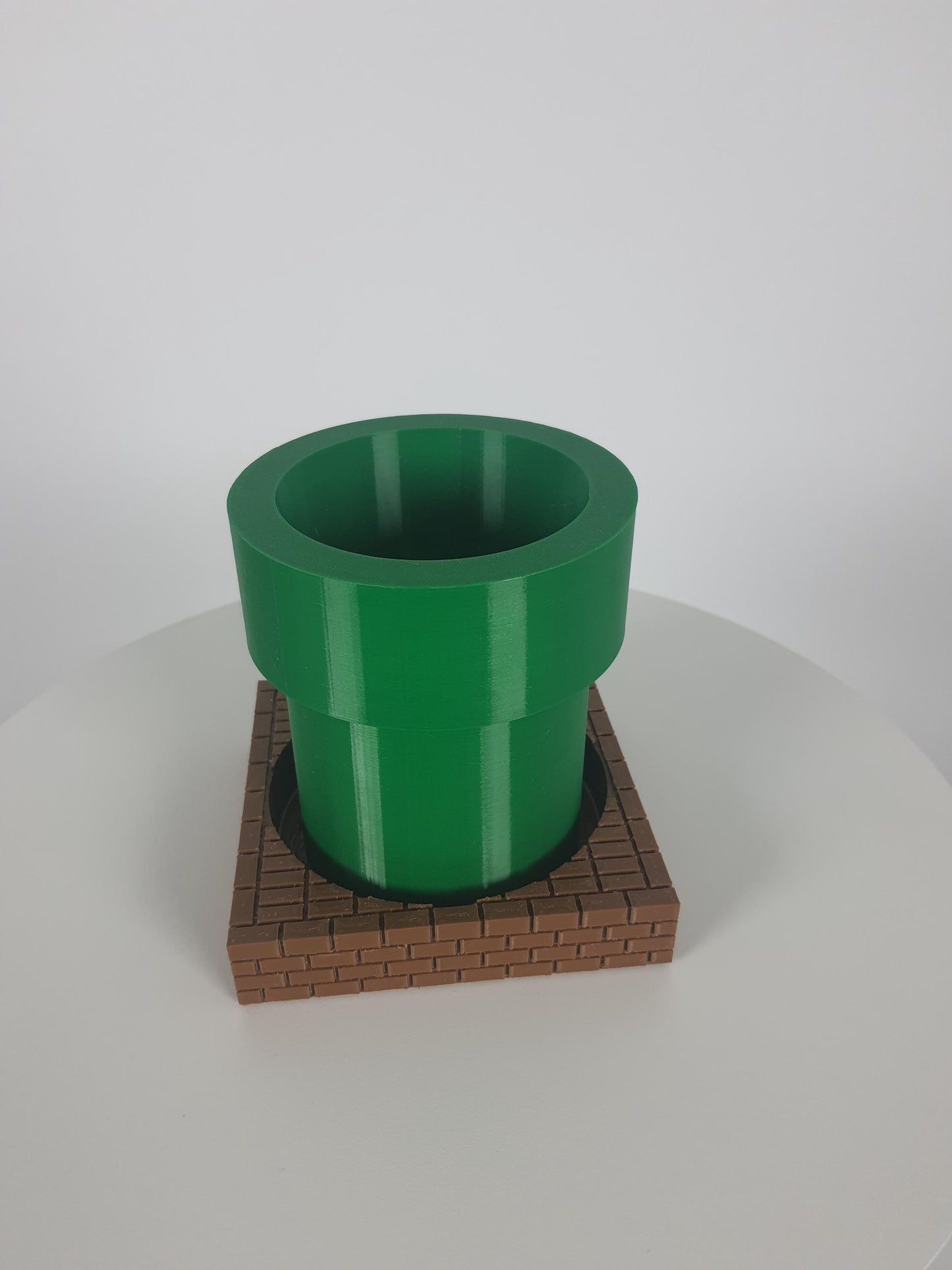 Tasarım Orta Boy S.Mario Temalı Boru Saksı – Dekoratif Fan Art Saksı