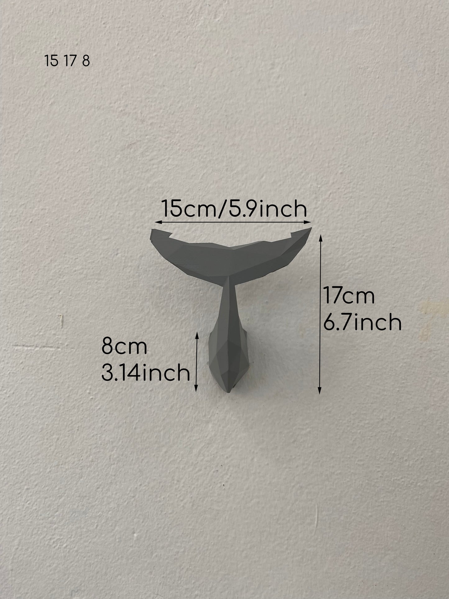 Balina Kuyruğu Duvar Askısı – Banyo & Havlu Askılığı / Deniz Temalı Dekor - Anahtar & Gözlük Tutacak