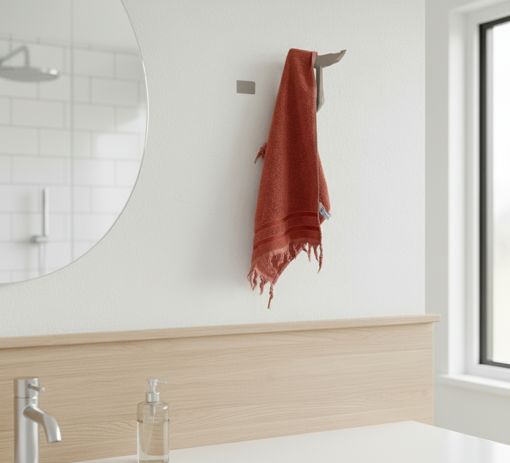 Balina Kuyruğu Duvar Askısı – Banyo & Havlu Askılığı / Deniz Temalı Dekor - Anahtar & Gözlük Tutacak