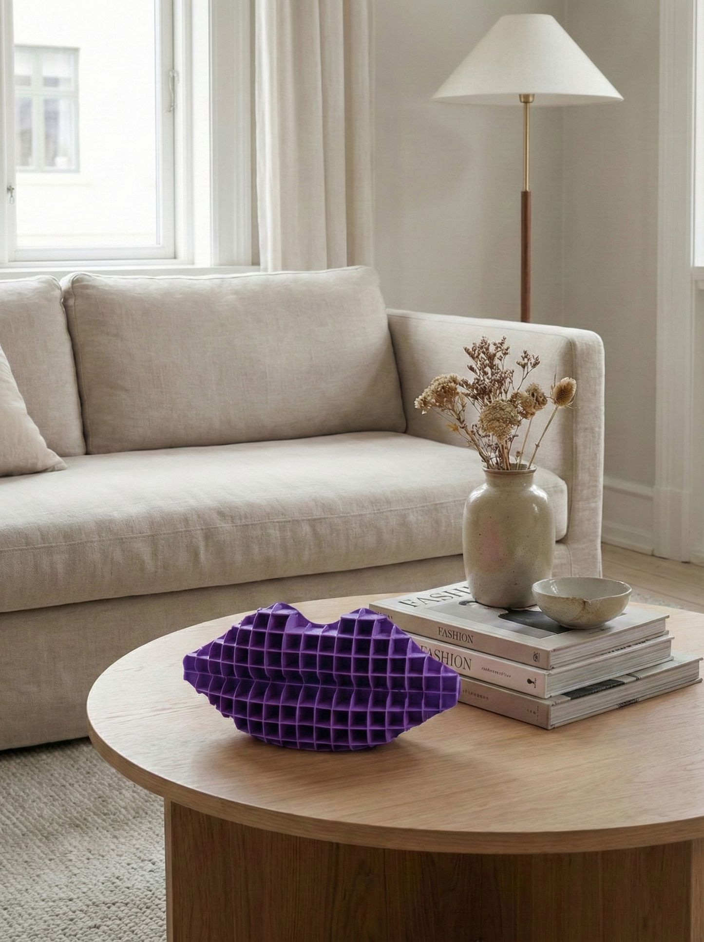 Modern Dekoratif Dudak | Estetik Makyaj Masası Düzenleyici